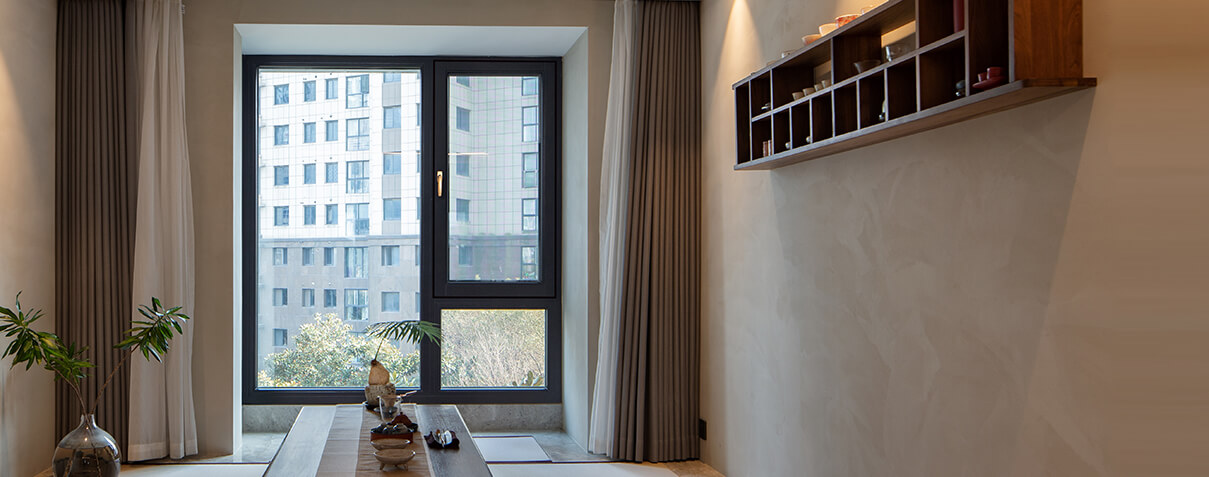 jdb电子试玩平台1号新纯平铝包木空调窗丨S120